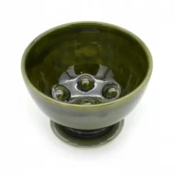 Ceramiczna miska do golenia zielona