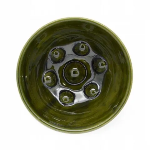 Ceramiczna miska do golenia zielona