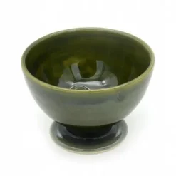 Ceramiczna miska do golenia zielona