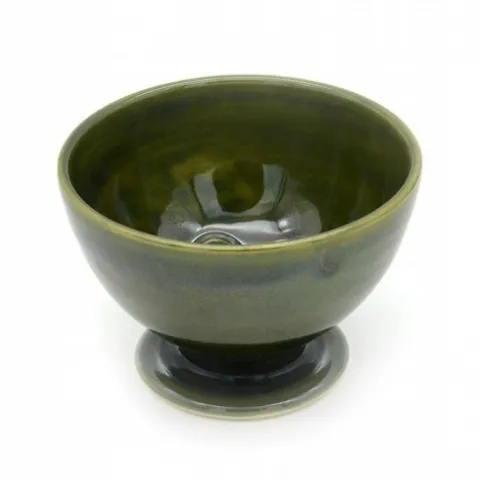 Ceramiczna miska do golenia zielona