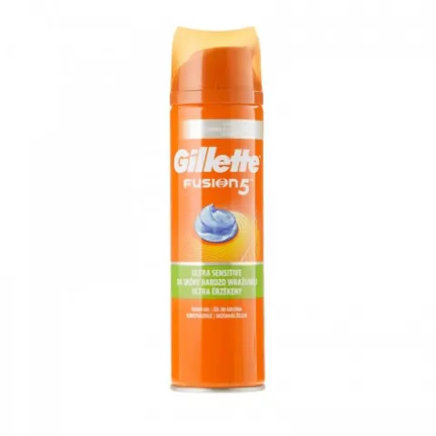 Żel do golenia do skóry bardzo wrażliwej Gillette Fusion 5 Ultra Sensitive, 200 ml