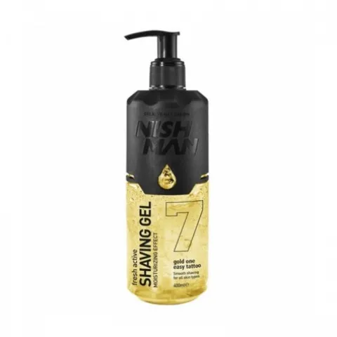 Żel do golenia Nishman Shaving Gel No.7 Gold One 400 ml