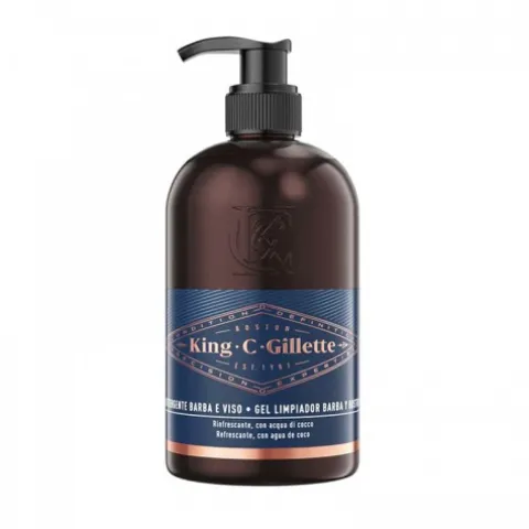 Żel do mycia twarzy i brody King C Gilette Beard & Face Wash 350 ml