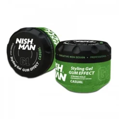 Żel do układania włosów bardzo mocny Nishman Ultra Hold Hair Gel Casual G1 300 ml