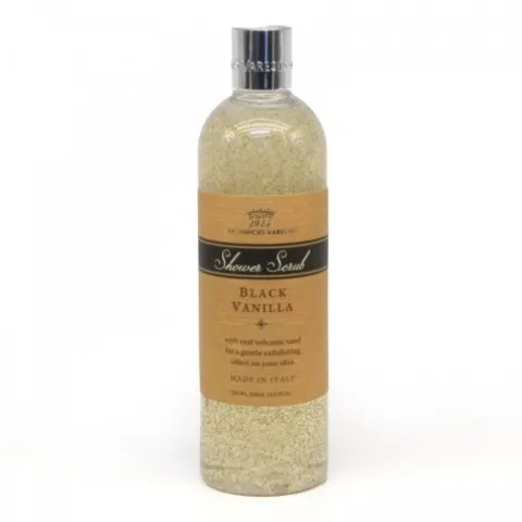 Żel pod prysznic scrub Saponificio Varesino Shower Scrub Black Vanilla 500 ml