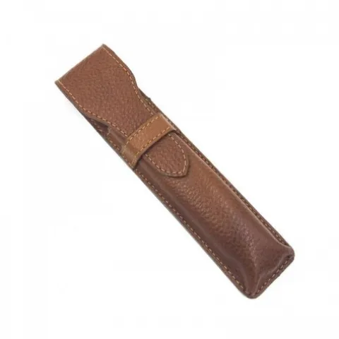 Etui na brzytwę Parker Saddle Straight Razor Travel Case LPSTBRN