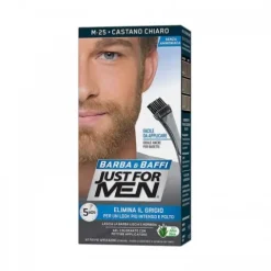 Farba do brody maskująca siwiznę Just For Men Beard Color Light Brown M-25