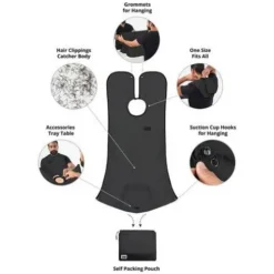 Fartuch do podcinania brody Rockwell Beard Bib