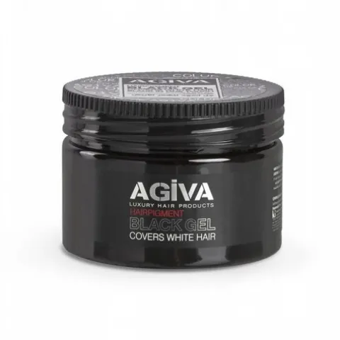Koloryzujący żel do włosów Agiva BLACK gel hairpigment 250ml