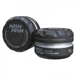 Koloryzujący wosk do włosów Nishman Hair Coloring Wax (grey smoked) C2 100 ml