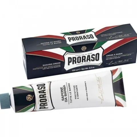 Krem do Golenia Proraso z Ekstraktem z Aloesu i Witaminą E 150 ml (New Version)