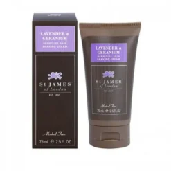 Krem do Golenia St. James of London Lavender & Geranium 75 ml