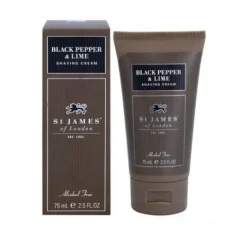 Krem do Golenia St. James of London Black Pepper & Lime 75 ml