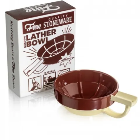 Kubek do golenia Fine Lather Bowl - Crimson/Ivory