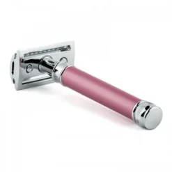 Maszynka do golenia na żyletki Edwin Jagger Delro14BL Ciemno-Różowy