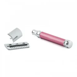 Maszynka do golenia na żyletki Edwin Jagger Delro14BL Ciemno-Różowy