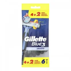 Maszynki jednorazowe Gillette Blue 3 Smooth 6 szt.