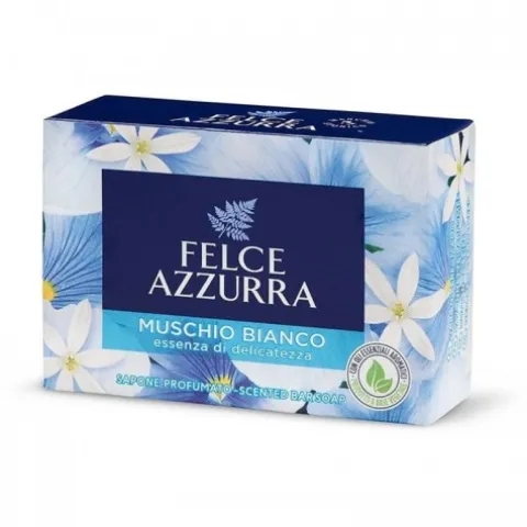 Mydło do ciała Felce Azzurra Scented Bar Soap Muschio Bianco 100 g