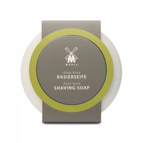 Mydło do golenia Muhle Aloe Vera Shaving Soap And Porcelain Shaving Bowl 65 g RN2AV