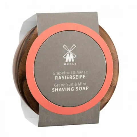 Mydło do golenia w drewnianym tyglu Muhle Grapefruit & Mint Shaving Soap 65 g