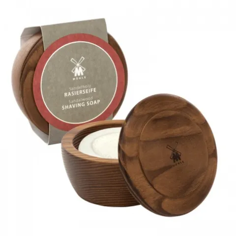 Mydło do golenia w drewnianym tyglu Muhle Sandalwood Shaving Soap 65 g