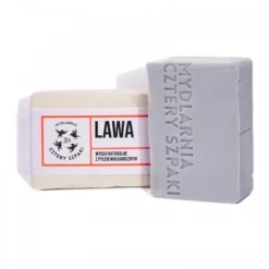 Mydło w kostce Cztery Szpaki Lawa z pyłem wulkanicznym 110 g