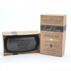 Mydło-scrub Saponificio Varesino Black Vanille Scrub Soap 300 g