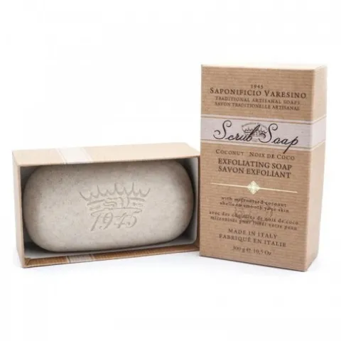 Mydło-scrub Saponificio Varesino Coconut Scrub Soap 300 g