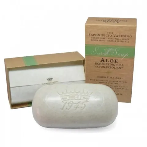Mydło-scrub Saponificio Varesino Aloe Exfolianting Soap 300 g
