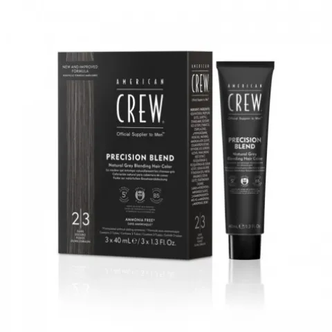 Odsiwiacz do włosów American Crew Precision Blend Dark 2-3 3*40 ml