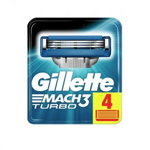 Ostrza do maszynek do golenia Gillette Mach 3 Turbo 4 szt.
