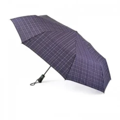 Parasol męski Fulton Open & Close Jumbo-2 Navy Plaid G842 (6S3046)