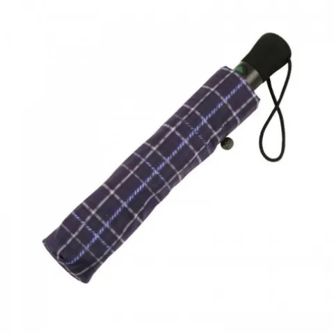 Parasol męski Fulton Open & Close Jumbo-2 Navy Plaid G842 (6S3046)