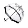 Parasolka damska przeźroczysta Fulton Birdcage-1 Black L04 (6F001)