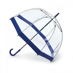 Parasolka damska przeźroczysta Fulton Birdcage-1 Navy L041 (6F033)