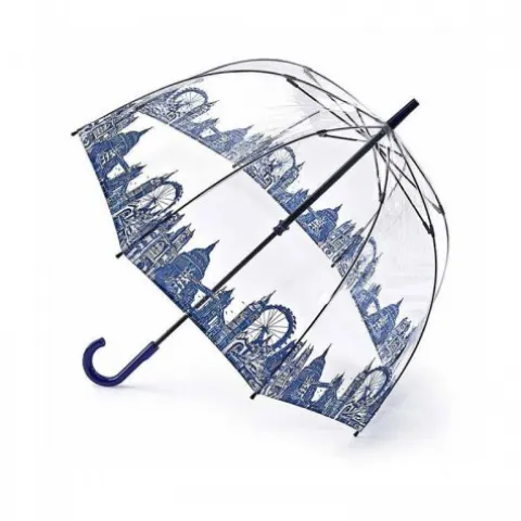 Parasolka damska przeźroczysta Fulton Birdcage-2 London Icons L042 (6F3042)