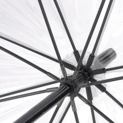 Parasolka damska przeźroczysta Fulton Birdcage-2 Falling Daisies L042 (7S3387)