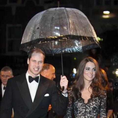 Parasolka damska przeźroczysta Fulton Birdcage-1 Black L04 (6F001)