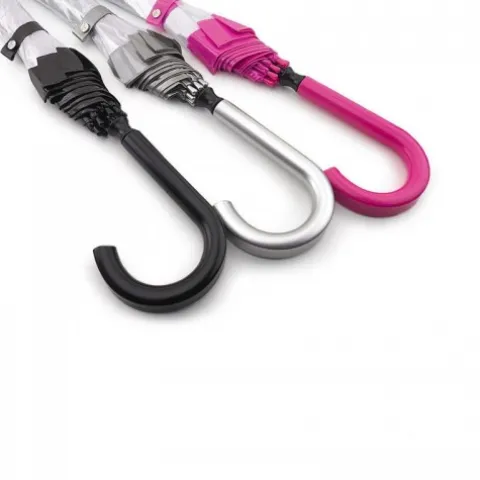 Parasolka damska przeźroczysta Fulton Birdcage-1 Red L041 (6F025)