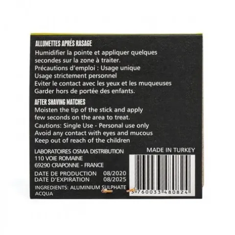 Patyczki ałunowe na zacięcia Osma Tradition Alum Matchsticks