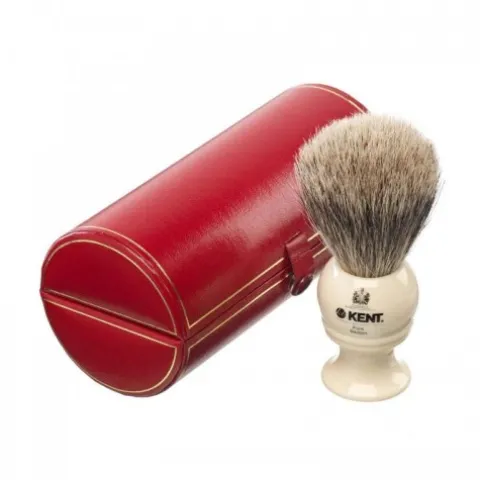 Pędzel do golenia Kent Bk4 Silver-Tip Badger