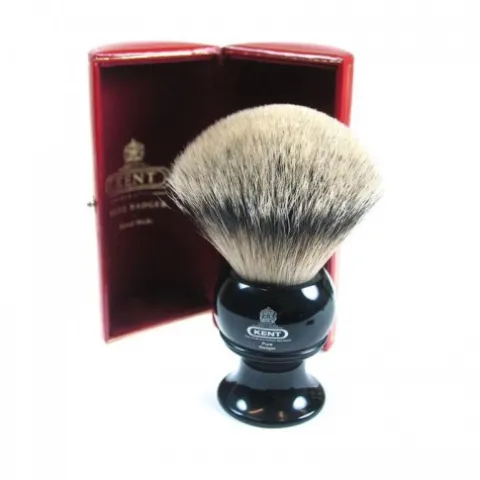 Pędzel do golenia Kent Blk12 Silver-Tip Badger