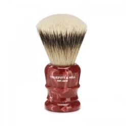 Pędzel do golenia Truefitt & Hill Wellington Faux Red Marble Silvertip Fan Shave Brush