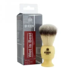 Pędzel do golenia ze stojakiem Kent Wet Is Best syntetyczny