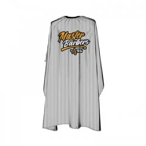 Peleryna fryzjerska Nishman Barber Cape White Master Barbers