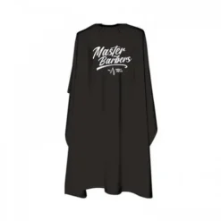 Peleryna fryzjerska Nishman Barber Cape Black Master Barbers