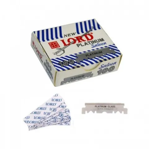 Połówki żyletek Lord 100 Platinum Saloon 100 szt