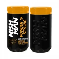 Puder do układania włosów w kolorze szarym Nishman White Coverage Styling Powder 20 g