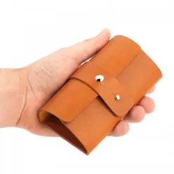 Skórzane etui na maszynkę do golenia i pędzel Muhle RT1