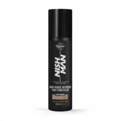 Spray do maskowania siwych włosów Nishman Hair Magic Retouch Root Concealer "Light Brown" 100 ml